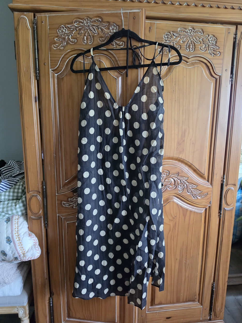 J. Crew Polka Dot Swim Coverup